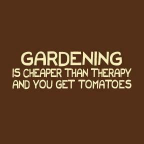 Gardening is a labor of love.