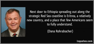 Next door to Ethiopia spreading out along the strategic Red Sea ...