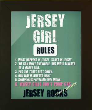 JERSEY GIRL RULES
