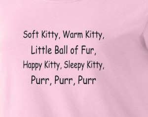 Big Bang Theory T-Shirt Sheldon Coo per Soft Kitty Song Penny TBBT ...