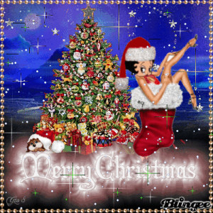 Betty Boop merry christmas