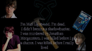 My edit.: Ripped Max, Instruments Tmi, Mortal Amazing, Max Lightwood ...