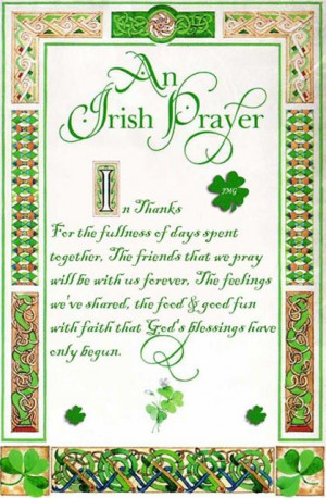 irish wedding prayers and blessings framed call sayings irish you well ...