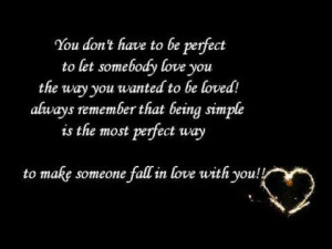 Being simple is the most perfect way to make someone fall in love with ...