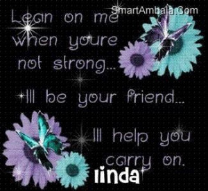 Ill be your friend friendship quote