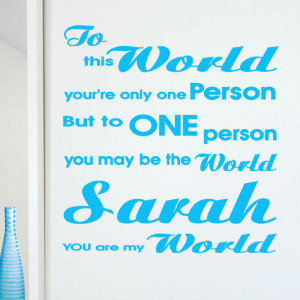 Worlds Best Quotes' Personalised