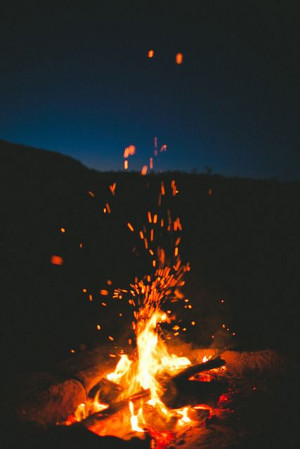 Bonfire.Fall Night, Julia Trotti, Fire Camps, Autumn Bonfires ...