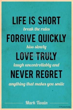 Mark Twain Quotes About Life Life is Short Mark Twain Quote