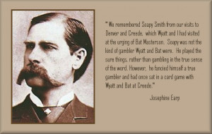 Wyatt Earp, Bat Masterson and Soapy Smith in Creede, Colorado