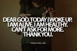 Thank You God Quotes and Sayings