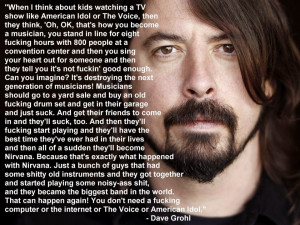 It's okay to suck. Even Dave Grohl says so.