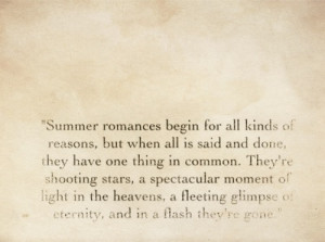 Summer Romance Quotes Tumblr Quote from the notebook