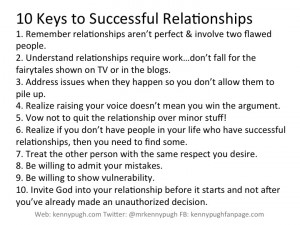 Keys to Successful Relationship