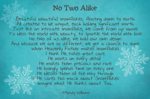 Snowflake Quotes And Poems