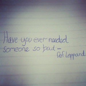 defleppard #love #lyrics #truth #quotes (Taken with Instagram )