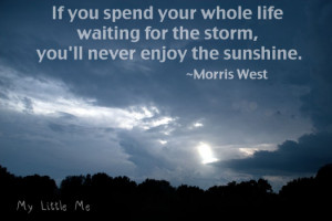storm clouds photo quote
