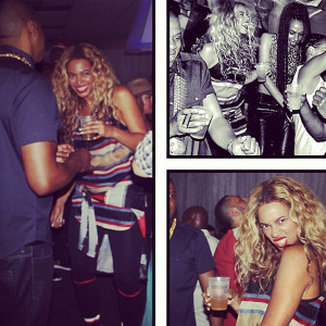 Beyoncé Dances With Jay Z After His Concert—See the Cute Pic!