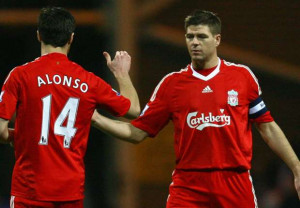 ... Munich Xabi Alonso ayaa ku tilmaamay Steven Gerrard dhiiri-galiye