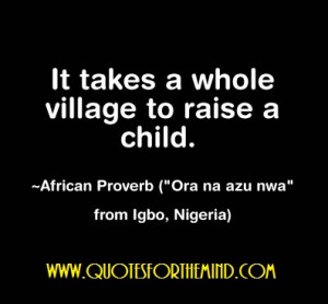 West African Proverbs and Sayings
