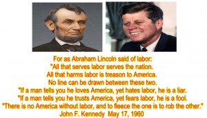 quotes in support of labor unions