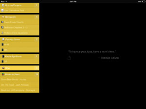 ... finishing all your tasks. Clear+ rewards you with an inspiring quote