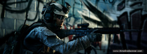 Battlefield 3 Aiming Soldier Profile Cover