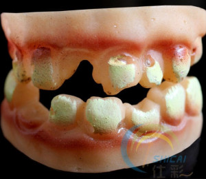 props buck teeth Tricky funny scary props zombie rabbit teeth dentures ...