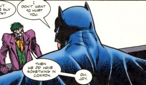 Batman/Joker Relationship on paper and screen