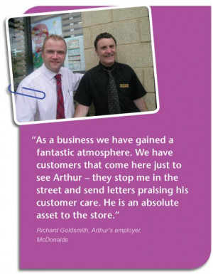 Pluss - Quote and photo from McDonalds