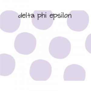 Home » Delta Phi Epsilon Rainbow Spot Dittie Notepad
