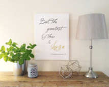 ... Of These / Wedding Nursery Inspirational Quote 1 Corinthians 13