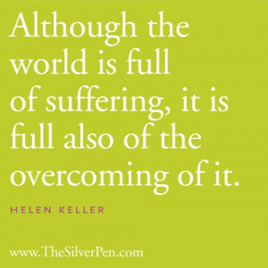 Overcoming Suffering – Helen Keller