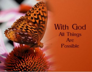 With God All Things Are Possible