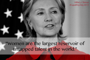 ... equal pay. In 2006, Clinton hosted a 