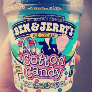 Ben and jerrys cotton candy