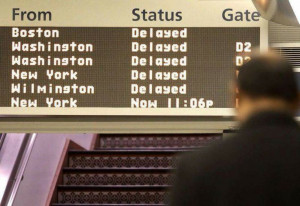 Amtrak trains delayed