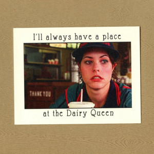 WAITING FOR GUFFMAN Greeting Card Parker Posey by seasandpeas, $3.75