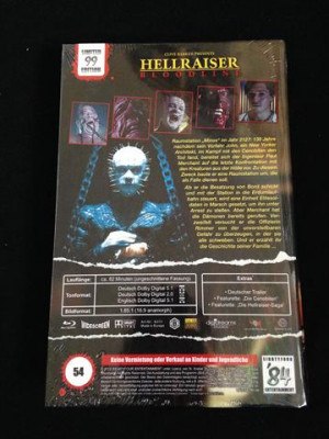 Hellraiser 4: Bloodline 1996 84 Blu Ray Large Hardbox NEW Region 2