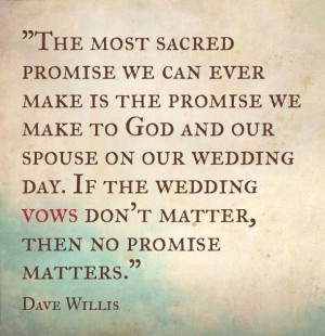 Marriage advice from Dave Willis
