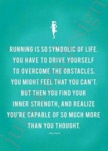 Running motivation quote gift for runner racer 5k 10k 1 mile marathon ...
