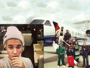 Floyd Mayweather Welcomes Justin Bieber to the Private Jet CLUB, Admit ...
