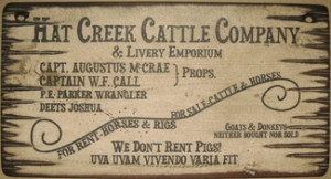... brand cowboy brand furniture cowboy brand signs hat creek cattle