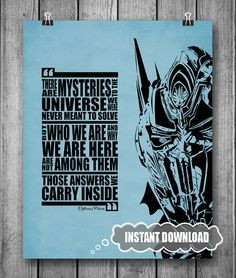 Optimus Prime Quote - Transformers Movie - INSTANT DOWNLOAD - 8x10 ...