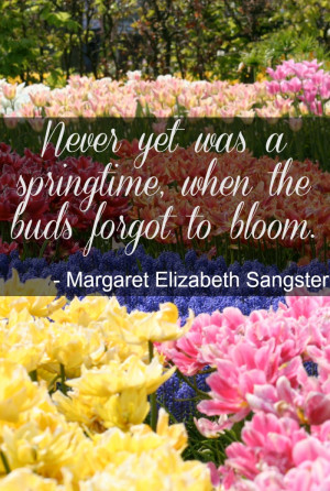 Springtime Buds Bloom Quote Inspirational Spring Quotes