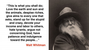 Walt Whitman Love Quotes