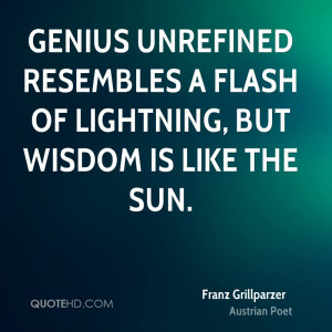 Franz Grillparzer Wisdom Quotes