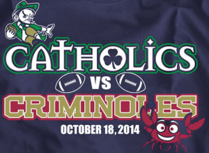 Notre Dame Vs. Florida State T-Shirt Plays On Old “Catholics Vs ...