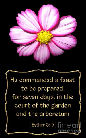 bible quotes flowers