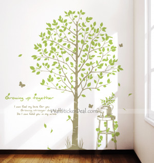 Growing Up Together Tree Wall Sticker