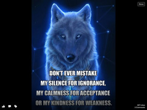 Don't mistake me.